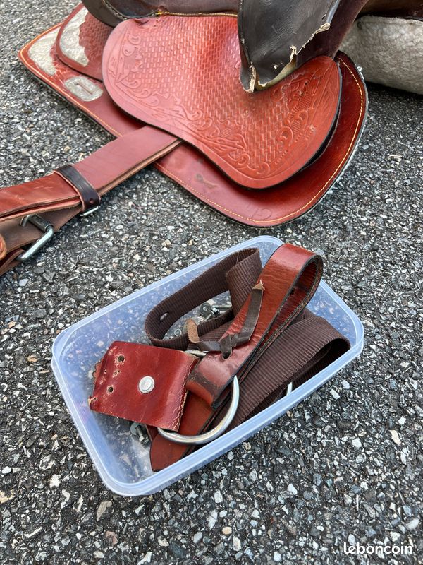 Jeu d'embouts de rechange en cuir pour bretelles à double usage, 3