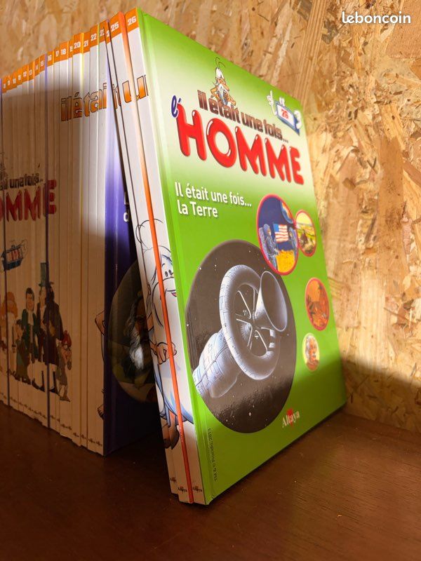 Lot de 26 BD «il était une fois l’Homme » (image 4)