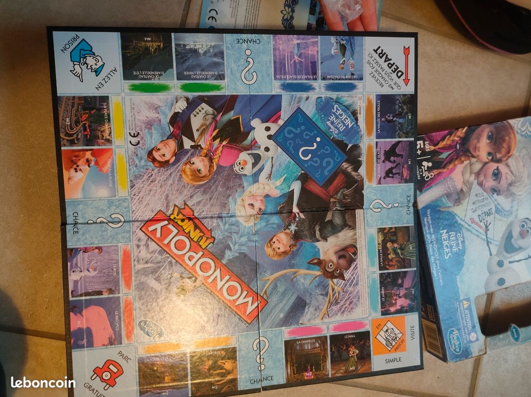 Monopoly reine des neiges (image 2)