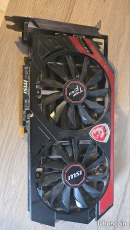 Carte Graphique MSI N770 TF 2GD5/OC - 2 Go - Occasion Bon État - Ventilateur Opérationnel