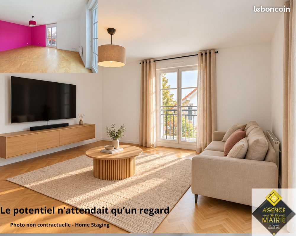 Appartement 3 pièces 62 m² · à Draveil · 62 m² · 226 000 €