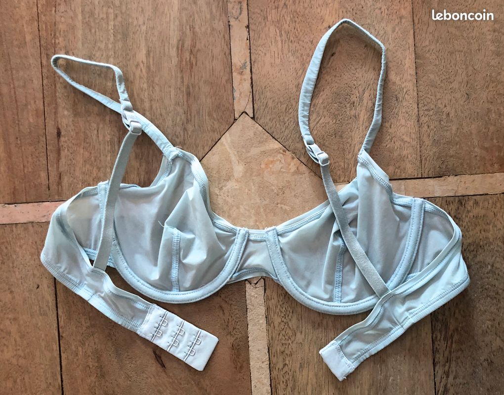 Soutien gorge ERES tulle Lumière bleu ciel 85 B (image 3)