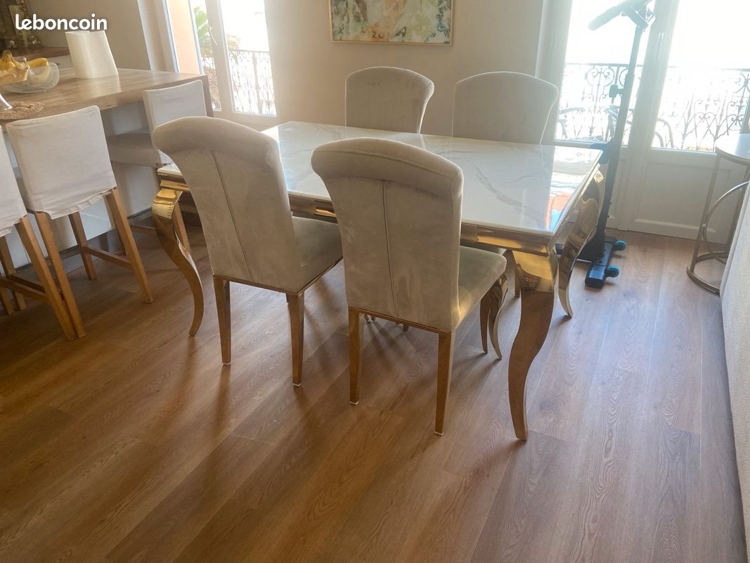 Ensemble table à manger avec 4 chaises (image 5)