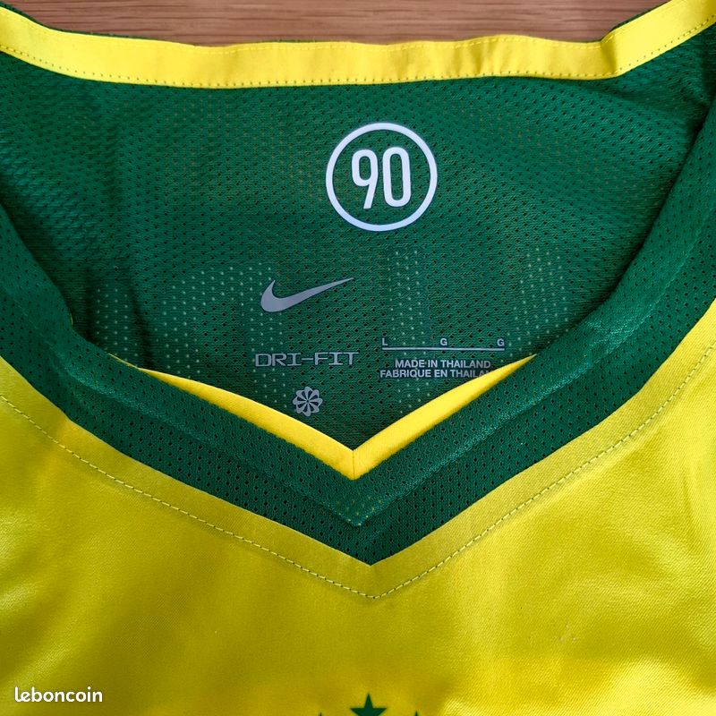 Maillot Brésil 2004 – Ronaldinho – Nike – Neuf Avec Étiquettes
