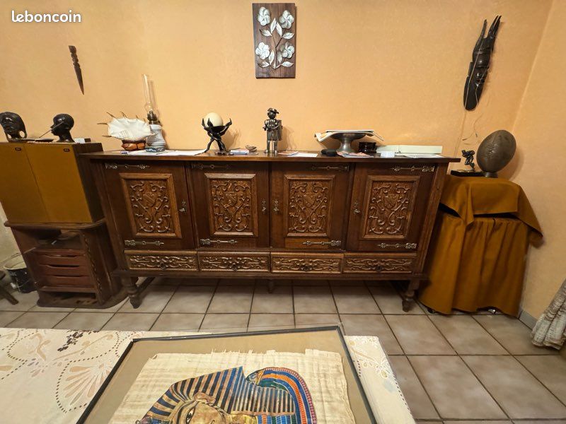 Buffet / Crédence En Noyer De La Renaissance Espagnole Sacristy Du D%c3%a9but De La P%c3%a9riode T