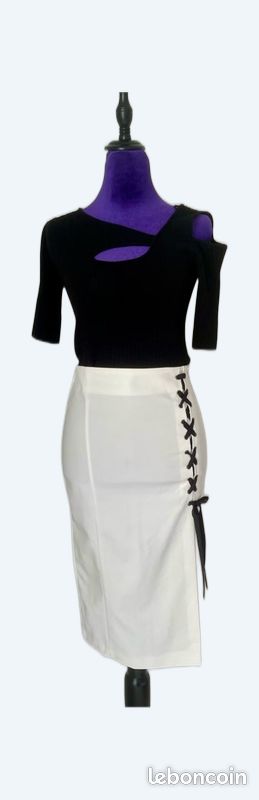 Jupe-short blanche Zara en taille XS - Vêtements
