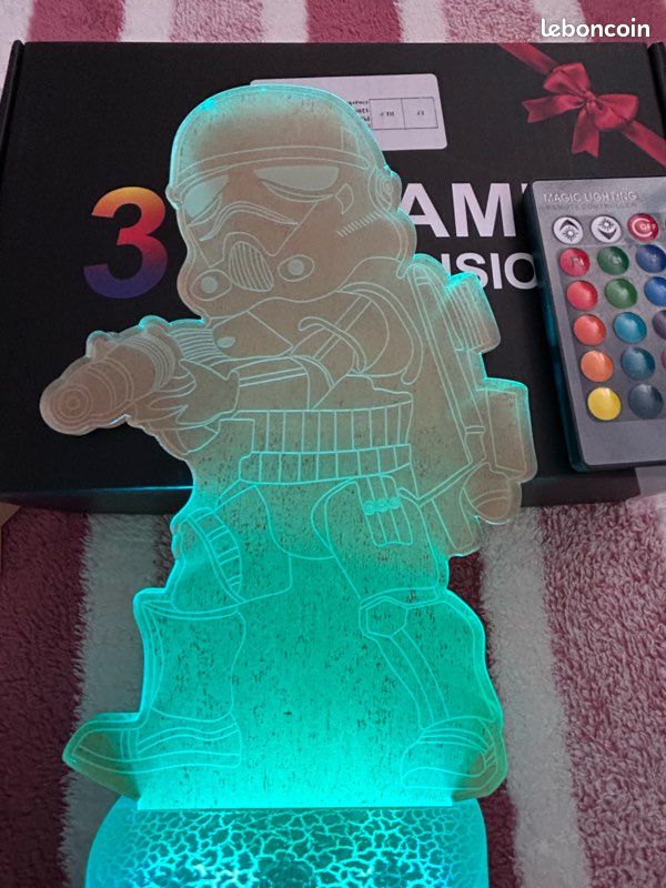 Veilleuse 3D Star Yoda Wars Pour Enfants, Jouets Star Wars Cadeaux Pour Garçons, 5 Motifs, 16 Couleurs Changeantes, Télécommande Tactile, Lampe Illusion 3D, Hommes, Décoration De Chambre