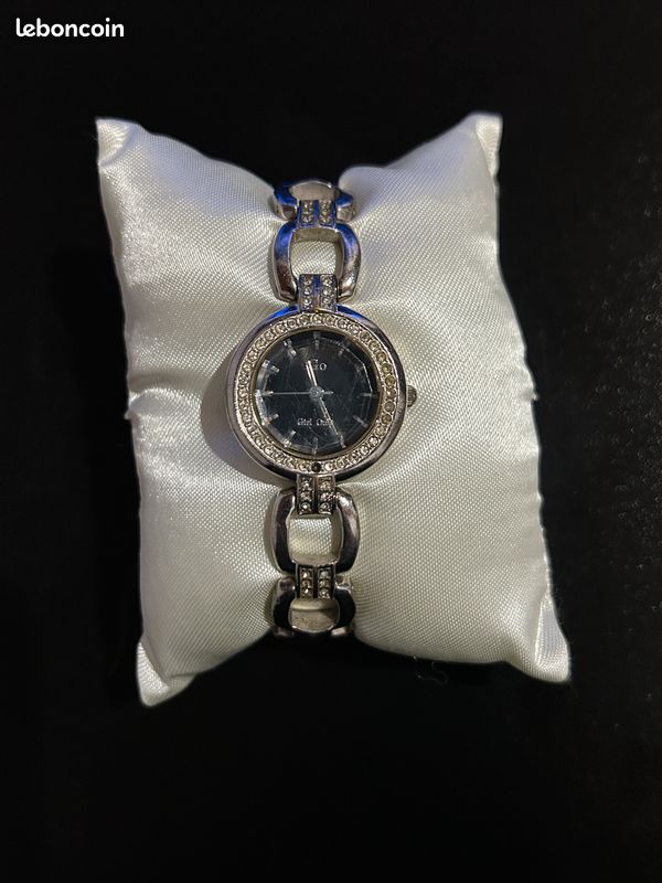 Montre bracelet en cristal argenté pour femmes Go Girl Only (image 1)