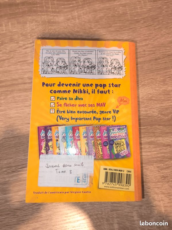 Le journal d'une grosse nouille tome 3 (image 3)