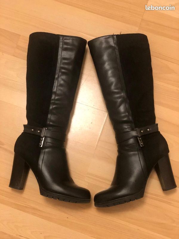 Bottes femme noire (image 2)