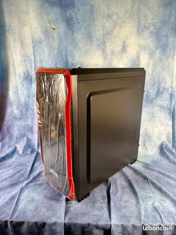 Boîtier PC Gamer Empire Gaming DarkRaw RGB / LED – Moyen Tour ATX Noir Rouge – USB 3.0 (image 4)