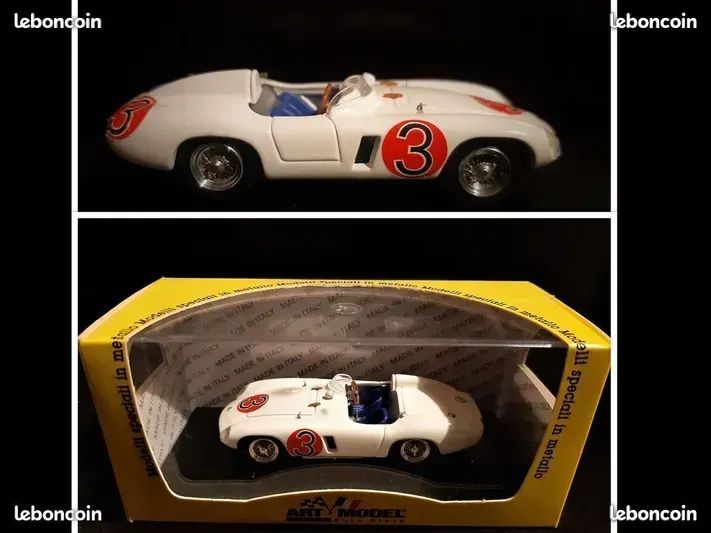 Miniature Ferrari 750 1955 1/43 Brumm 1955 No.33 Jacques Swaters 24h Le