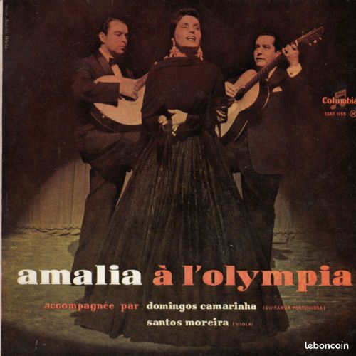 RARE EP AMALIA RODRIGUES 45 tours VARIANTE LABEL (image 1)