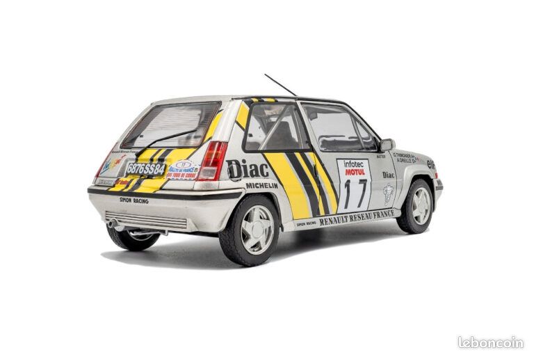 Renault 5 GT Turbo MK2 Tour de Corse 1/18 Solido (image 2)