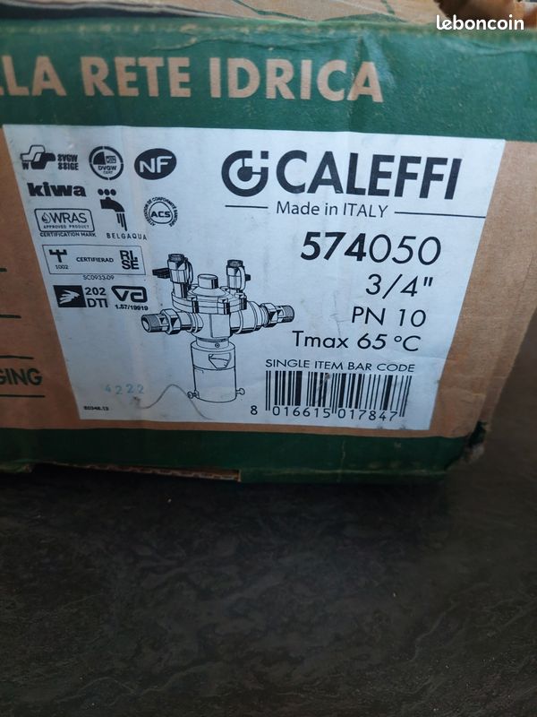 Disconnecteur caleffi (image 2)