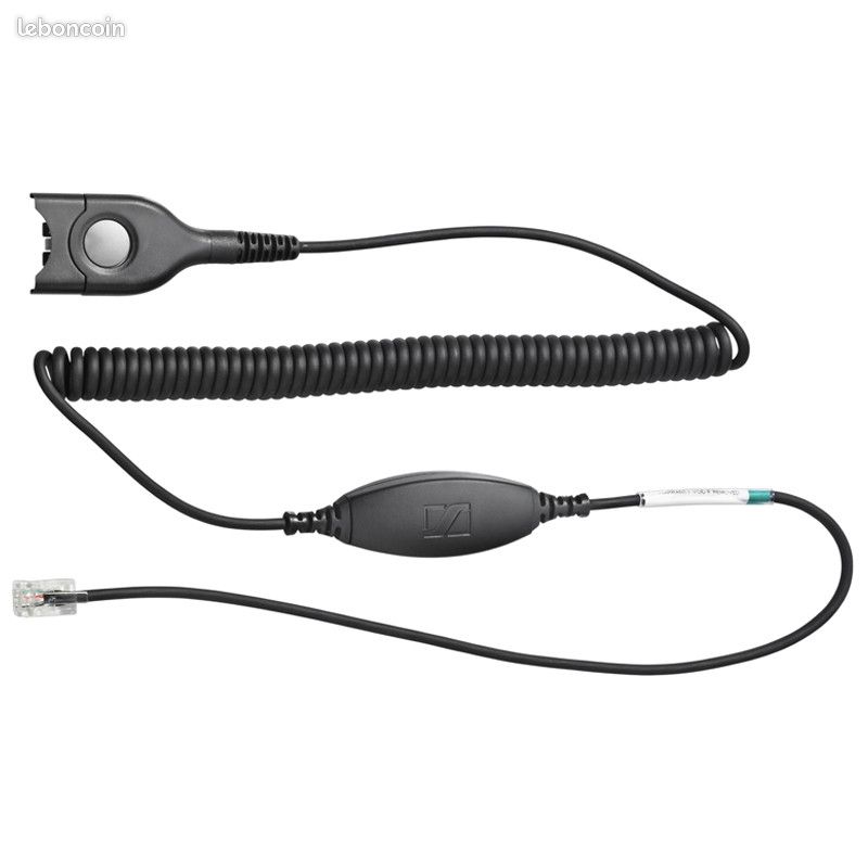Casque binaural filaire Sennheiser EPOS Circle SC260 + Adaptateur CAVA31 (RJ11) (image 3)