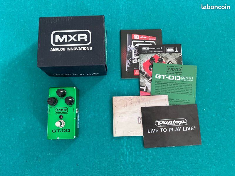 Pédale MXR Custom Shop GT-OD (Overdrive) + Boîte & Docs complets - Switch Interne (image 2)