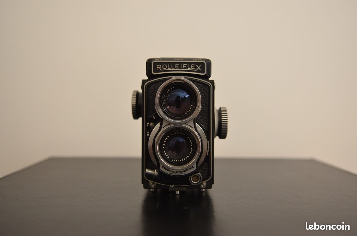 Rolleiflex Baby 4x4 - Xenar 60mm f/3.5 - État collection (comme neuf