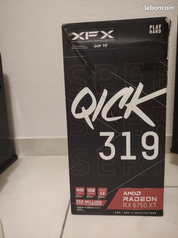 Qick 319 RX 6750 XT ouvert une seul fois (image 2)