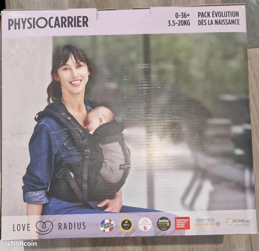 Porte bébé love radius physiocarrier (image 1)