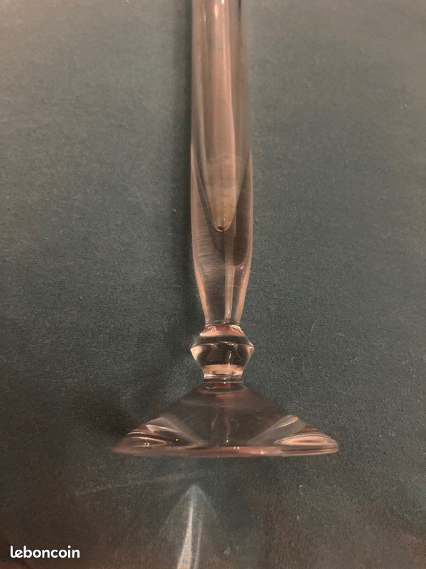 Grand vase soliflore tube baccarat (image 10)