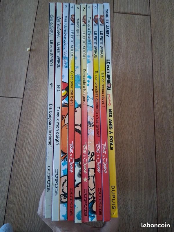 Lot de 10 bandes dessinées Le petit spirou (image 1)