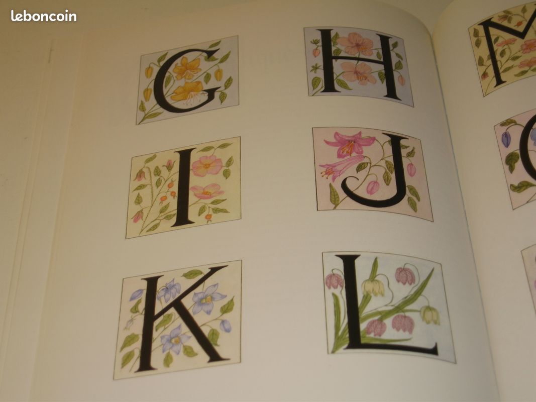 Carter patricia lot 2 documents enluminures calligraphie alphabet (image 6)
