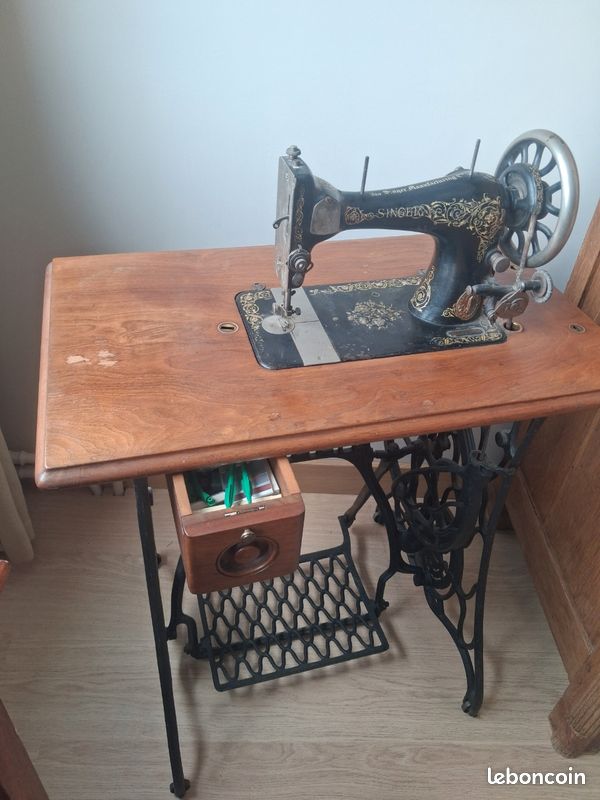 Machine à coudre ancienne Singer (image 2)