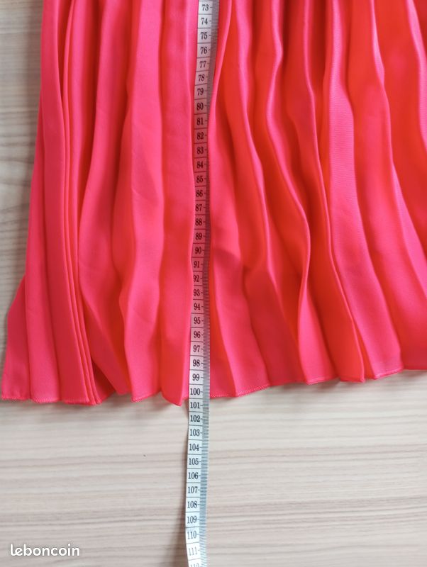 Robe plissée d'été, rose fuchsia - Molly Bracken – Taille 40 (image 15)
