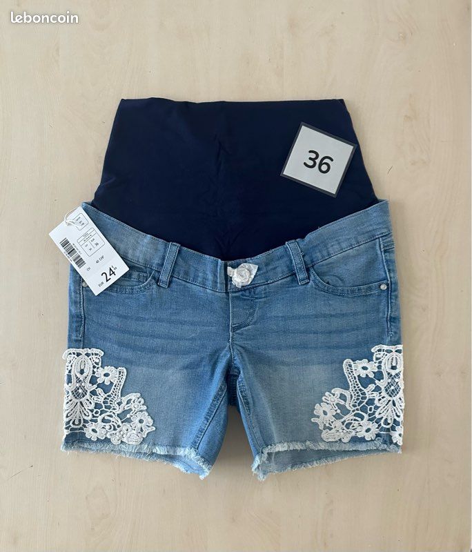 Jean De Maternité Bleu Denim Femme Motherhood - Taille L, Boot Cut, Neuf Sans étiquettes