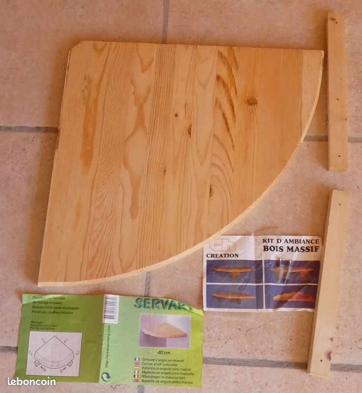 étagère bois massif 40 cm (image 3)