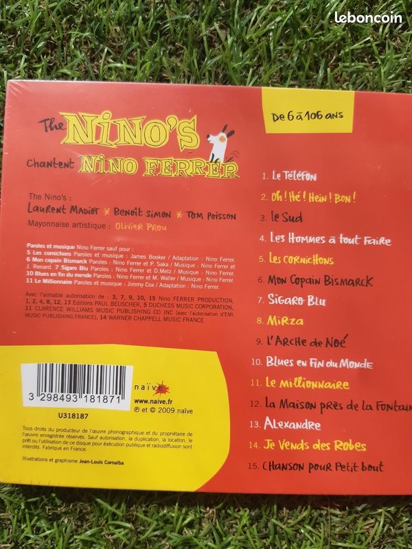 CD les Nino's chantent Nino Ferrer (image 2)