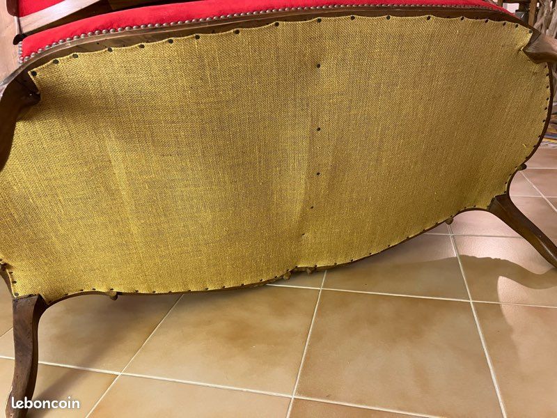 Banquette 2 places Louis XV excellent état (image 6)