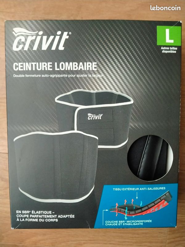 Ceinture lombaire L et semelles running Sport Plein air