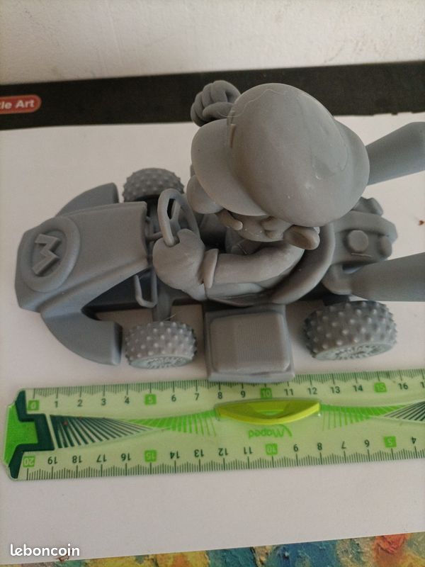 Figurine a peindre Mario kart résine (image 3)