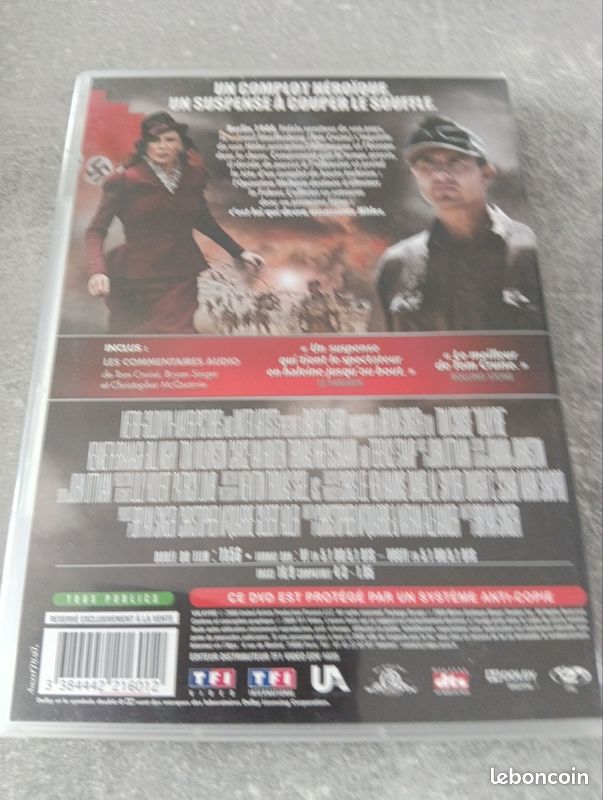 DVD Walkyrie avec tom Cruise (image 2)