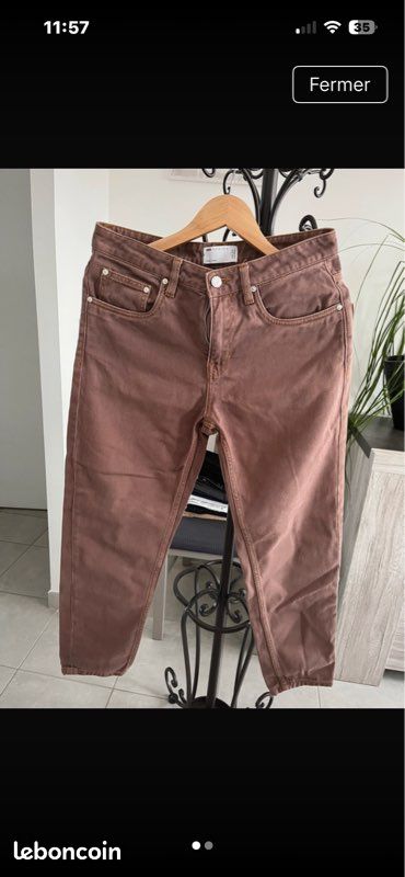 Jean homme Ass, chocolat, très bon état (image 1)