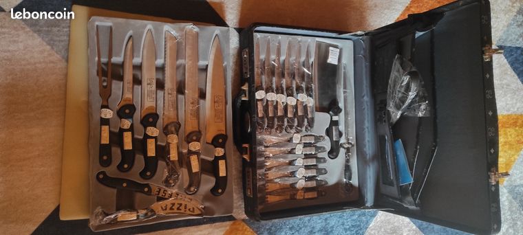 Mallette De Couteaux KAISERBACH – Acier Inox, Cuisinier, Fabrication Allemande