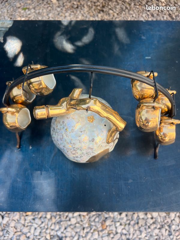 Ensemble pour liqueur vintage en porcelaine (image 1)