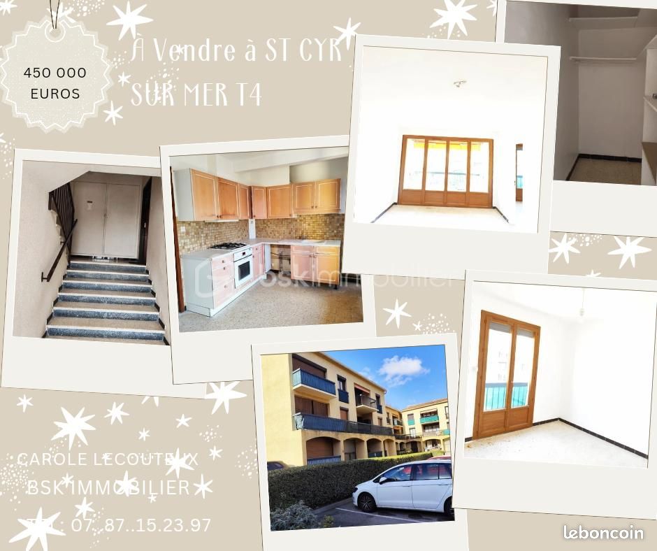 Appartement 4 pièces 77 m² · à Saint-Cyr-sur-Mer · 77 m² · 450 000 €