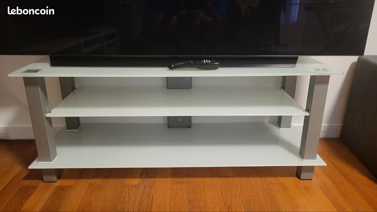 Meuble tv en verre trempé (image 1)