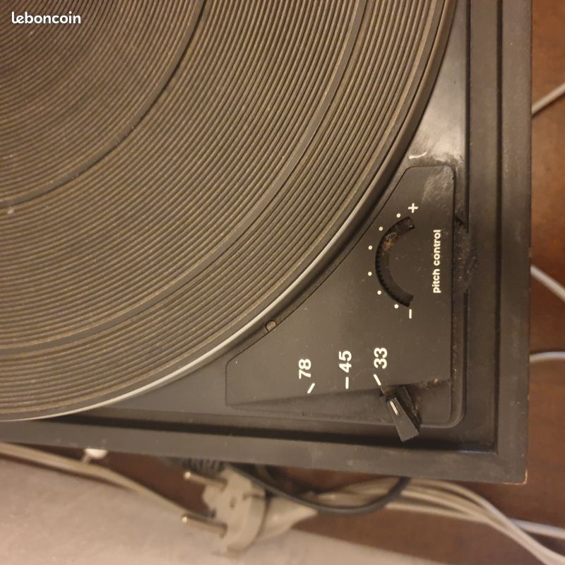 Platine Tourne-disque 78 Tours DUAL 50E - Ancienne - 110/220V - Pour Restauration