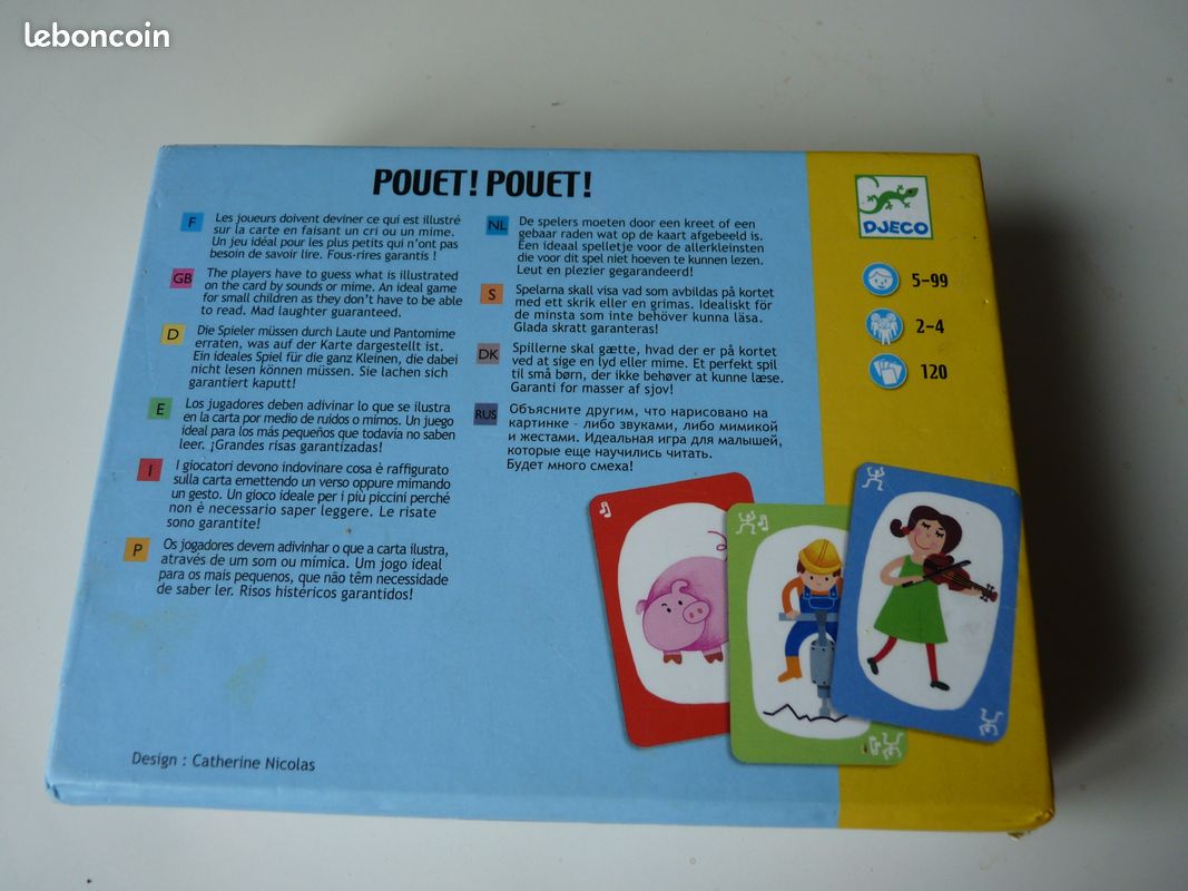 Jeu de société ; / Pouet pouet - Djeco (image 2)