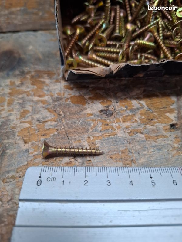 Boîte 500 vis bois Index 4,5x30mm PZ2 (image 3)