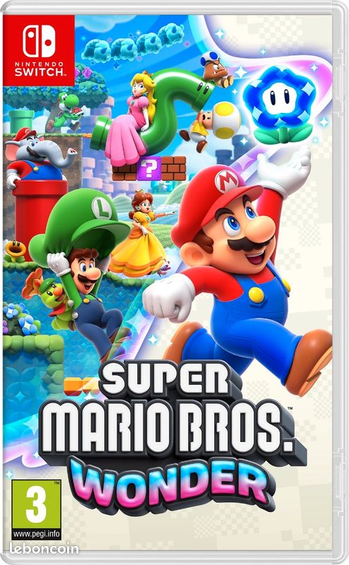Super Mario Wonder Switch Déballé comme neuf (image 1)