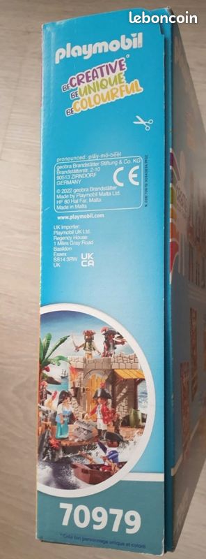 Playmobil 70979 My Figures – Îlot Des Pirates – Crée Ton Personnage Unique, Plus De 1000 Combinaisons, Dès 5 Ans