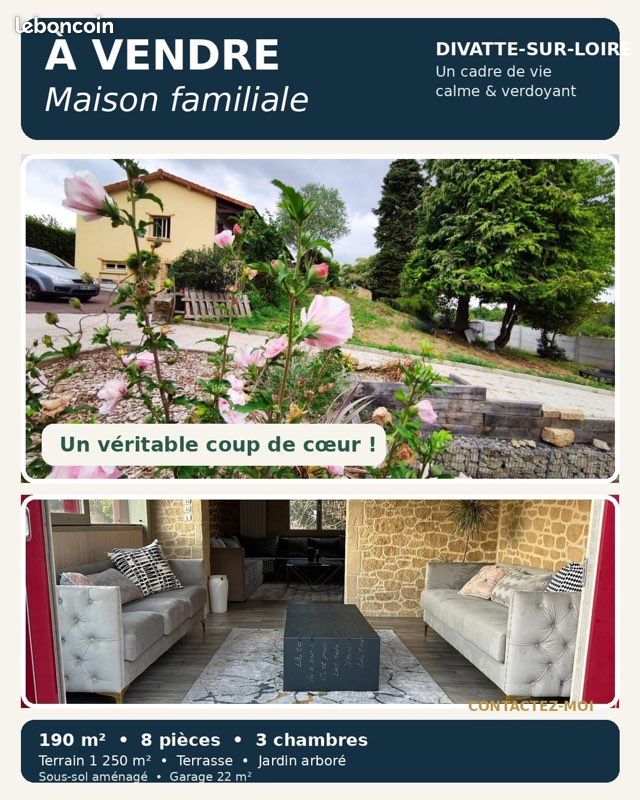 Maison 8 pièces 130 m² · à Ancenis-Saint-Géréon · 130 m² · 340 000 €