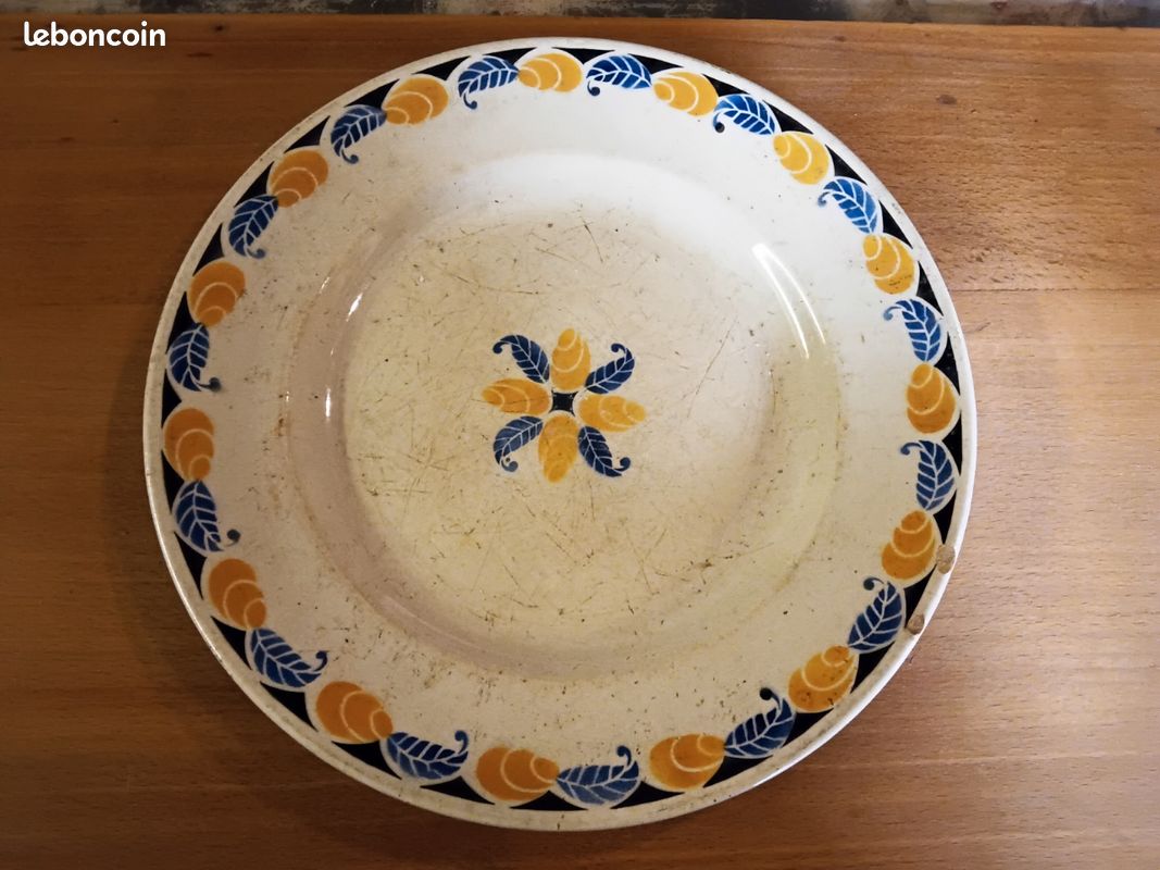 Plat ancien digoin Sarreguemines (image 1)