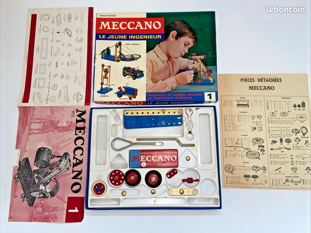 MECCANO avant guerre 1929 catalogue 15 pages :exemplaire n°1