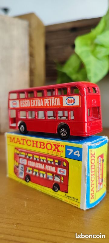 Ancienne miniature Matchbox Lesney Daimler superfast bus londonien (image 4)